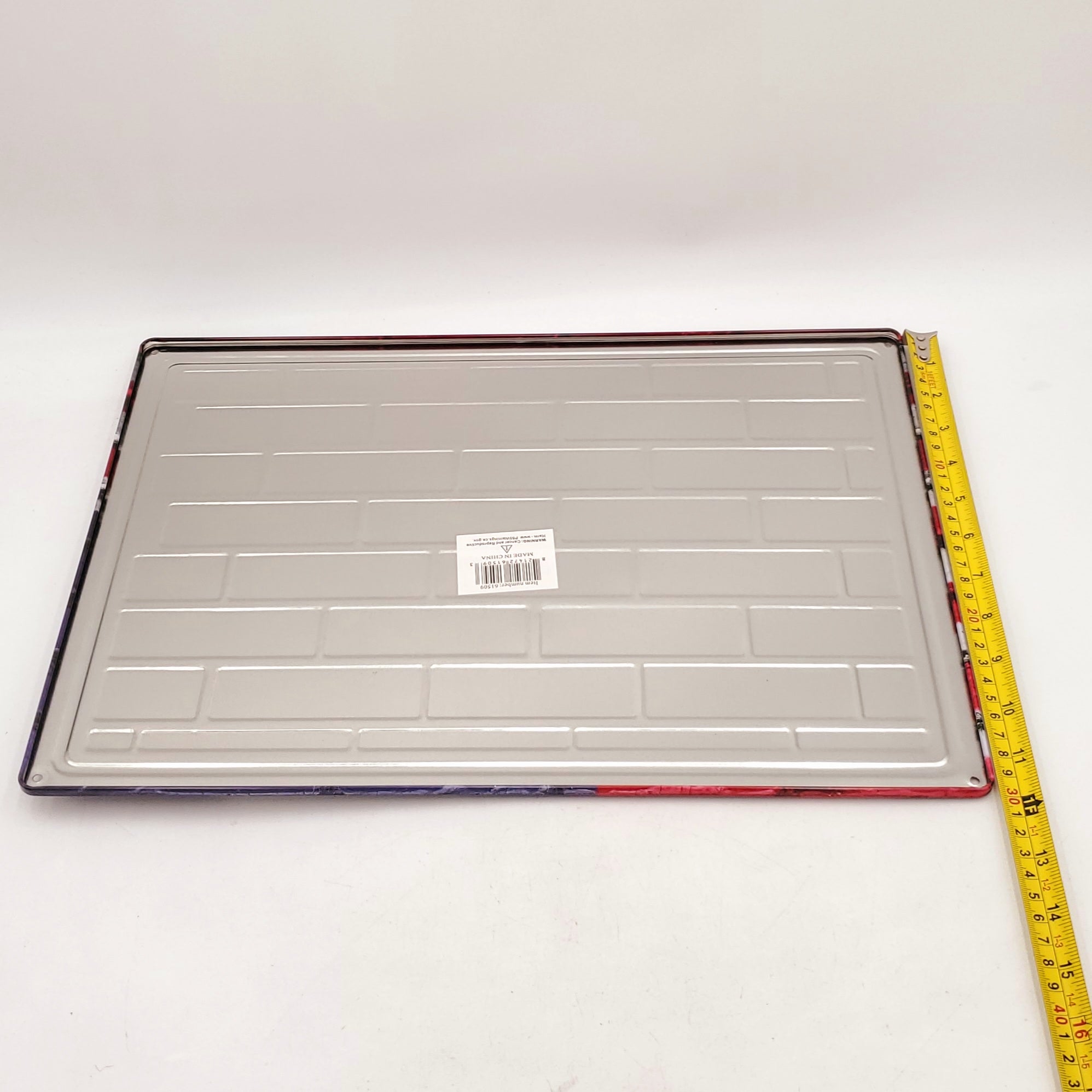 SIGN-TIN, USA FLAG PAINTED ON BRICK