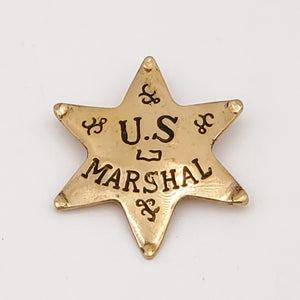 Metal U.S. Marshal Badge