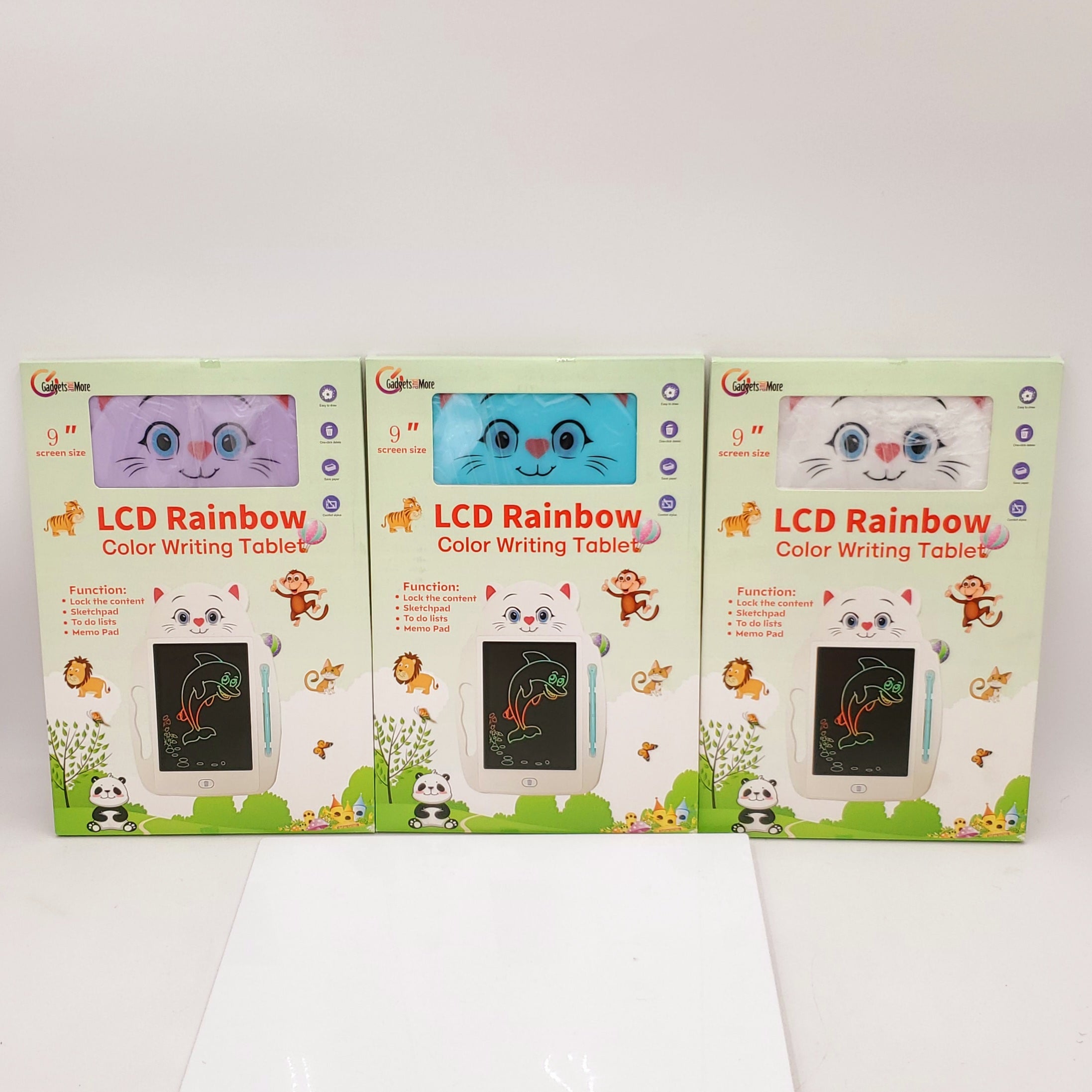 LCD Rainbow Color Writing Tablet