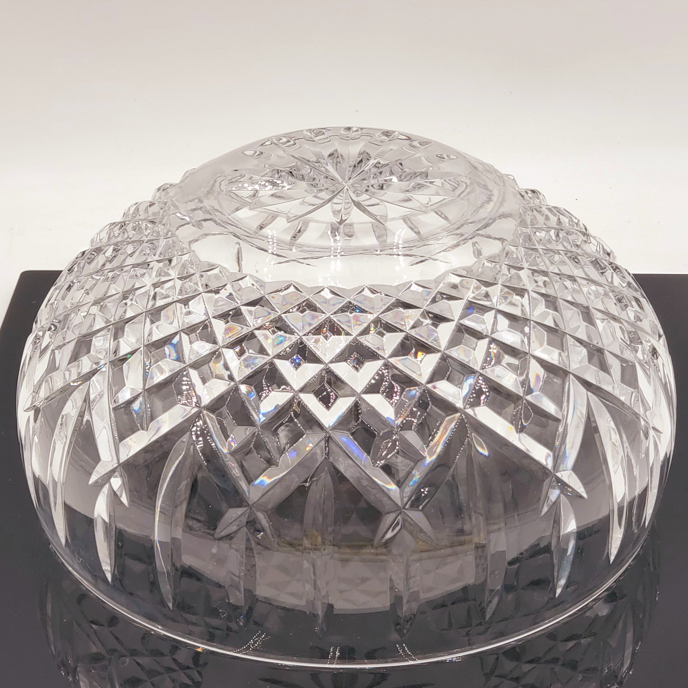 Crystal Lismore Cut Glass Bowl