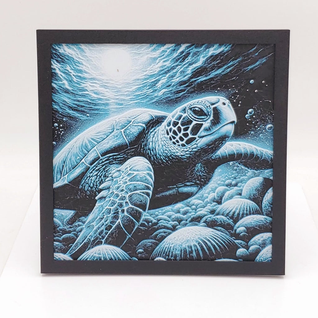 Sea Turtle Wall/Shelf Decor 3D Printed