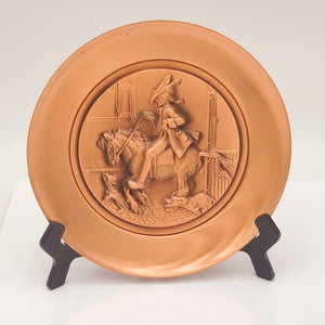 Norman Rockwell "Yankee Doodle" Solid Copper Plate-1978