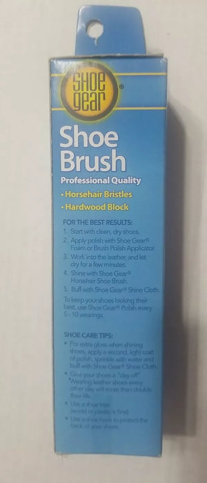 Shoe Shine Brush. Shoe Gear Horsehair Brush