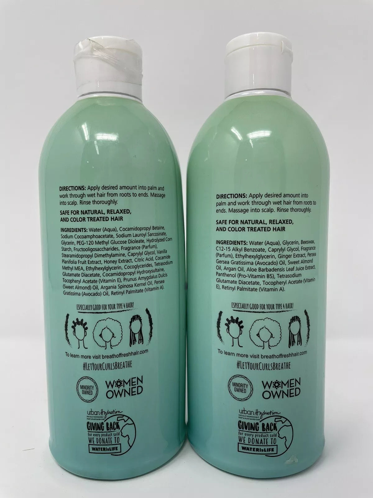 Breath of Fresh Hair by Urban Hydration Conditioner & Shampoo