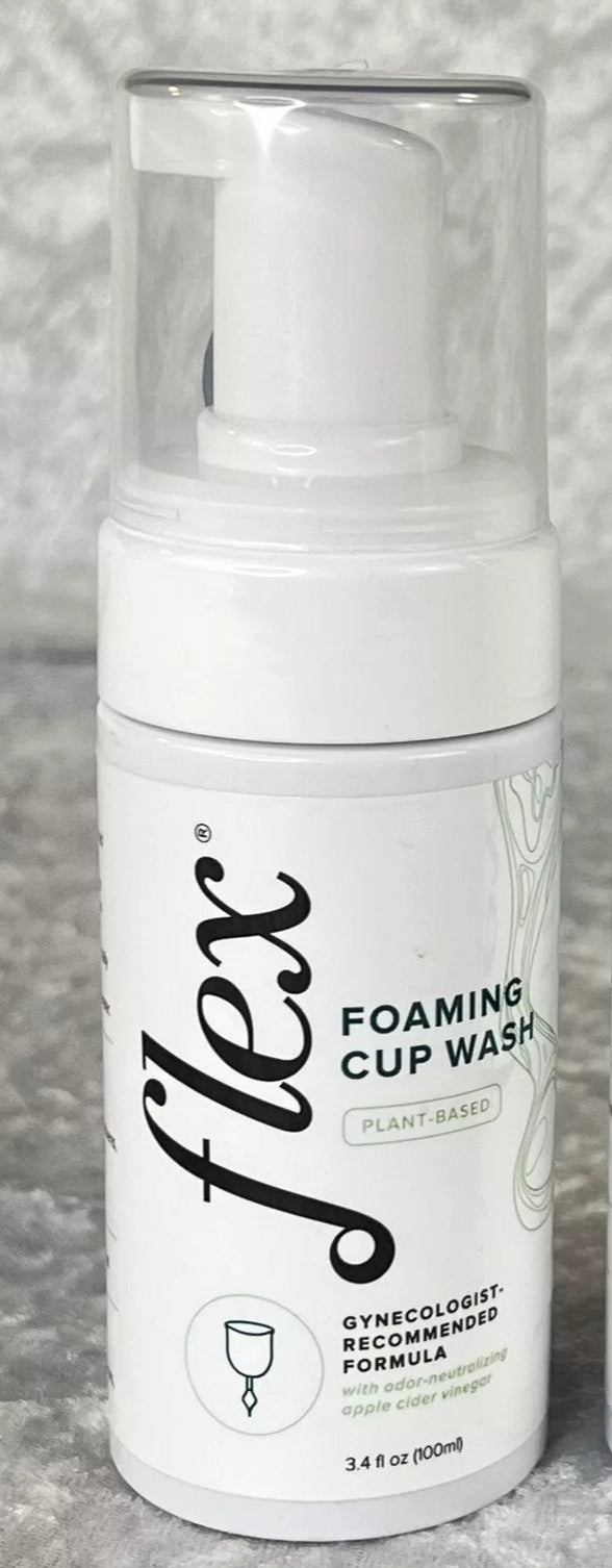 Flex Menstrual Cup Foaming Wash 3.4 oz Odor Neutralizing Control
