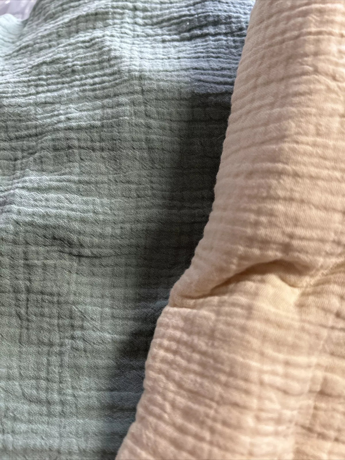 2-Pk Cotton Crib Bed Sheets  - 28 X 52 Fits Standard Crib Boy Or Girl- Green and Beige)