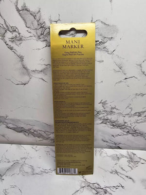 Nails Inc London Mani Marker Easy Nail Art Design Pen Gold Color
