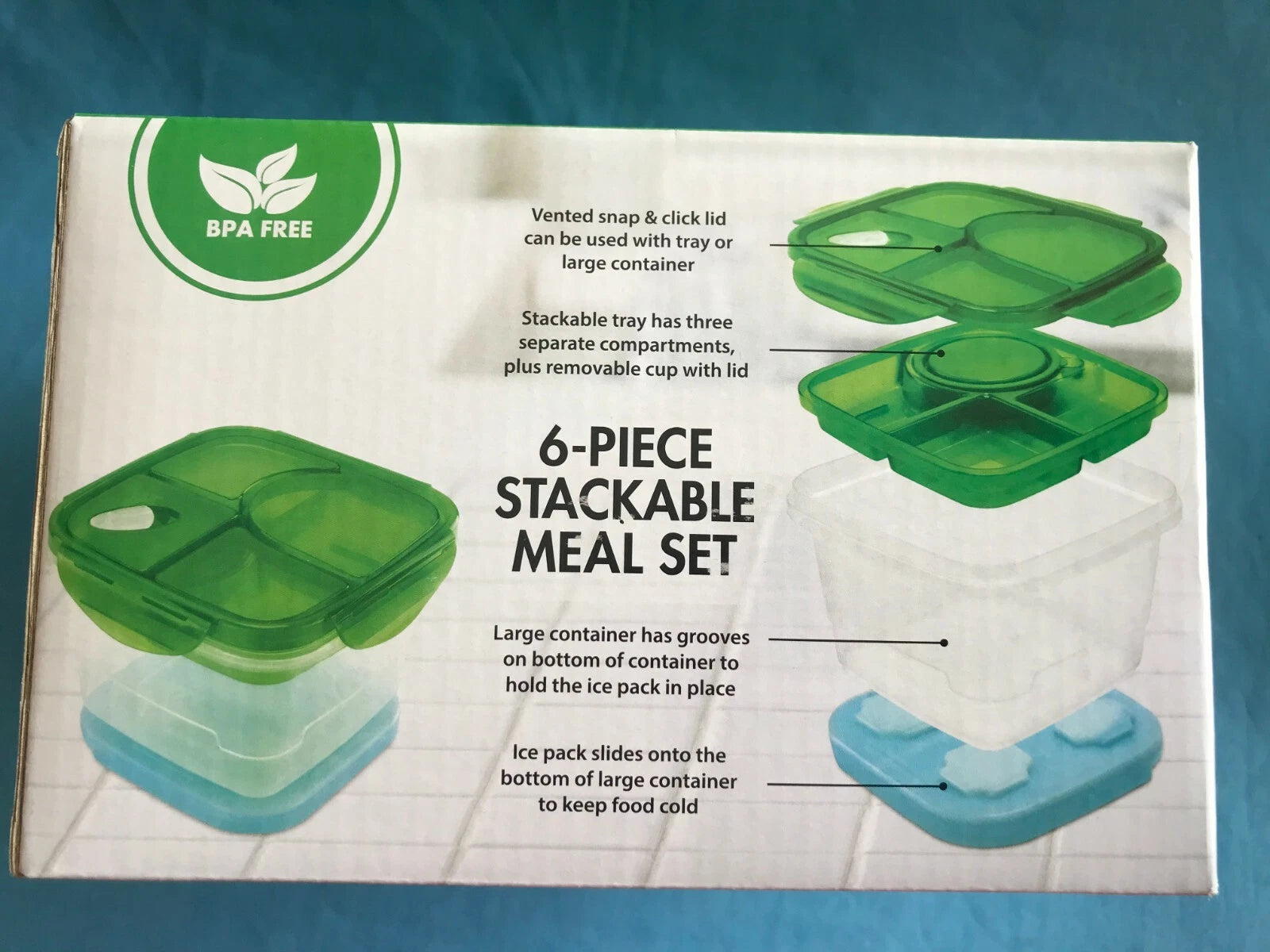 Kitchen Worthy Home - the 6PC Meal Set - Ice Pack Included