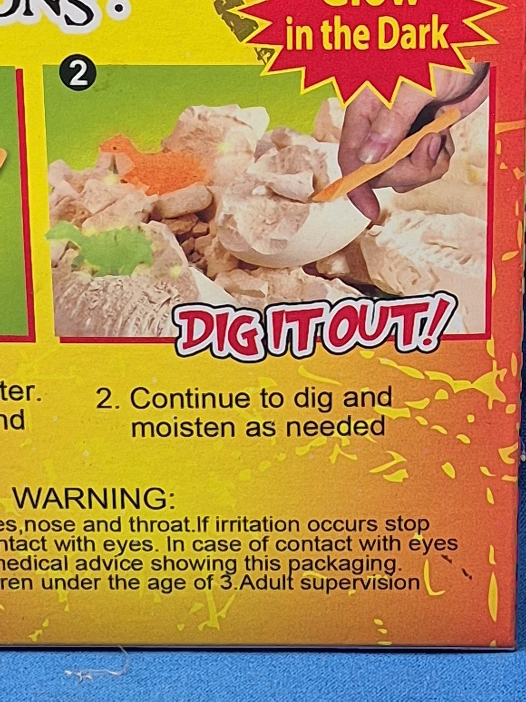 Glow In The Dark Dinosaur Fossil Egg Series