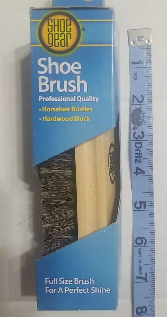 Shoe Shine Brush. Shoe Gear Horsehair Brush