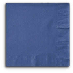 Paper Beverage Napkins, Navy