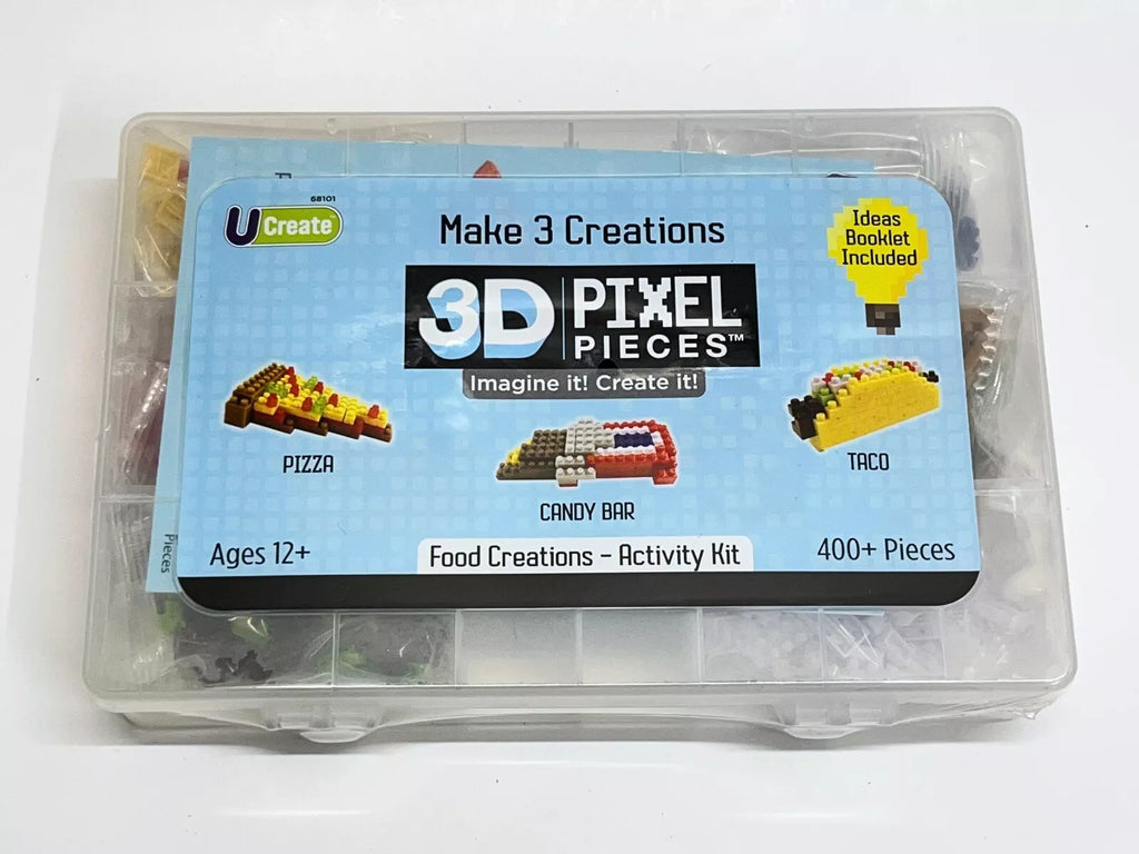 3d Pixel Pieces - Food Creations Activity Kit400 Pcs