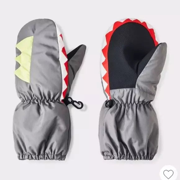 Cat & Jack Shark Thinsulate Insulated Mittens Size 12 to 24 Months