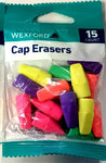 Wexford Cap Neon Erasers 15 Count