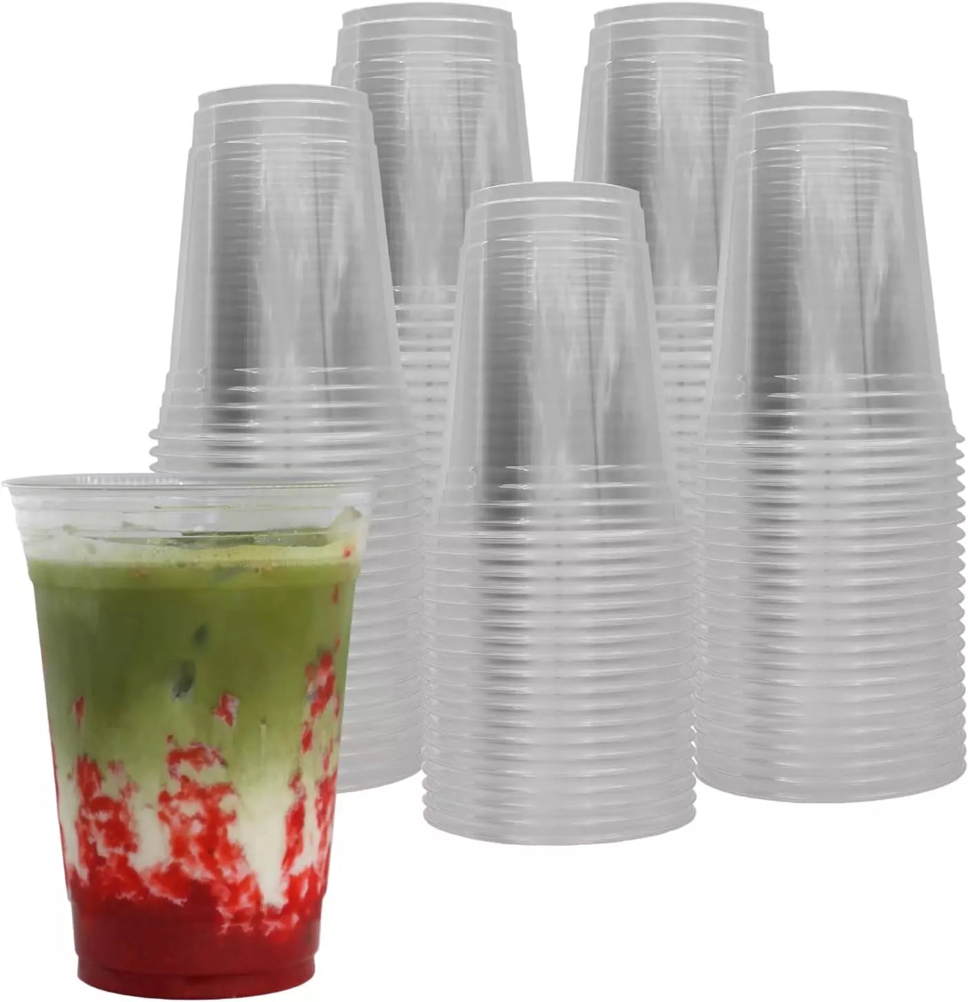 10 oz Clear Disposable Plastic Cups 50 Pack