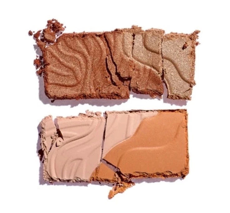 Lottie London X Outer Banks Treasure Map Glow Brick, Bronzing Face Powder, 0.28