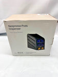 Ibyx Wooden Coffee Pod Holder for 3 Tier Nespresso, Black Bamboo