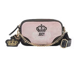Juicy By Juicy Couture Velour Gift Box Set Crossbody Bag Pink