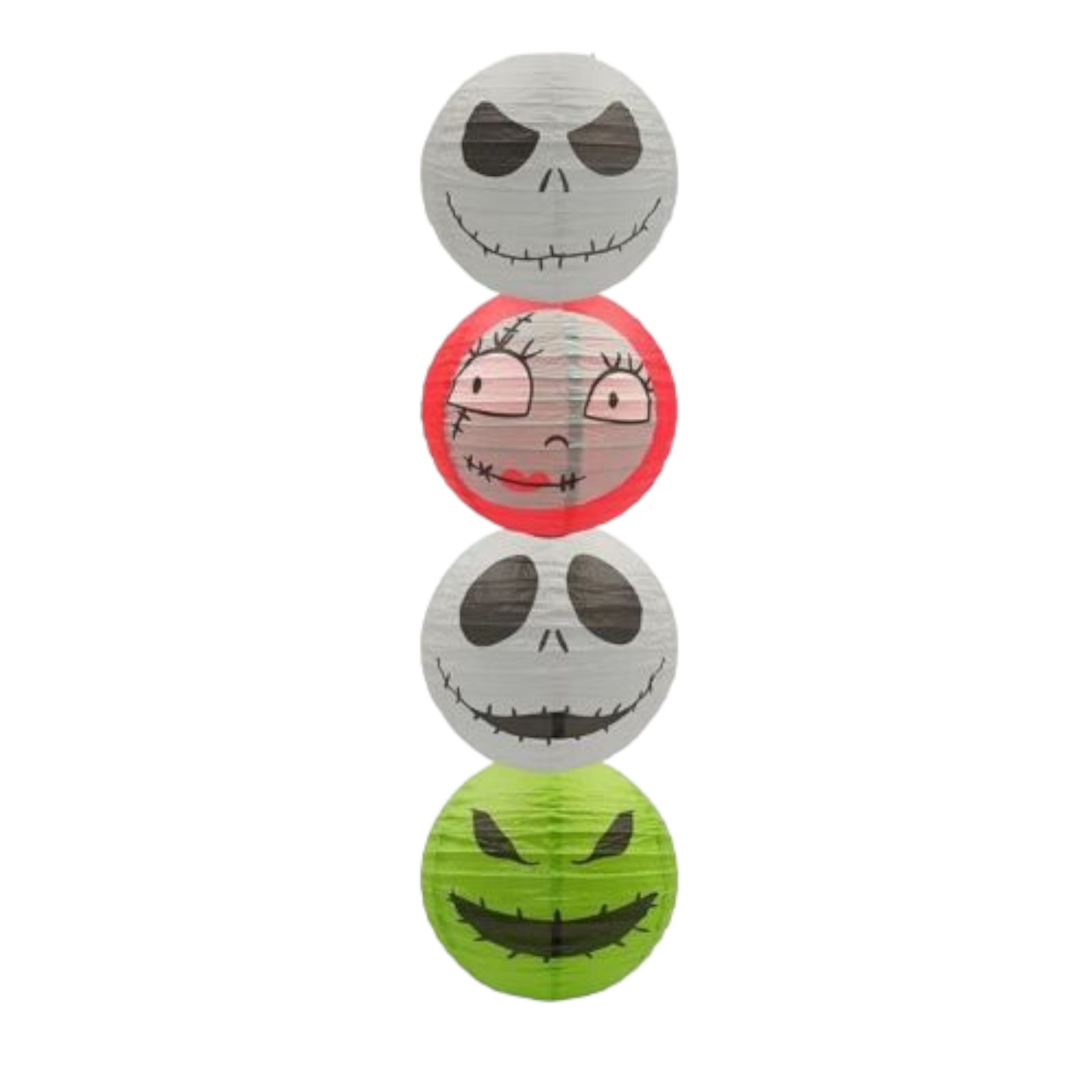 Nightmare Before Christmas Light up lantern 4 piece set