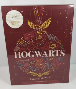 Harry Potter Hogwarts Christmas is Magic 12 Days of Socks Box