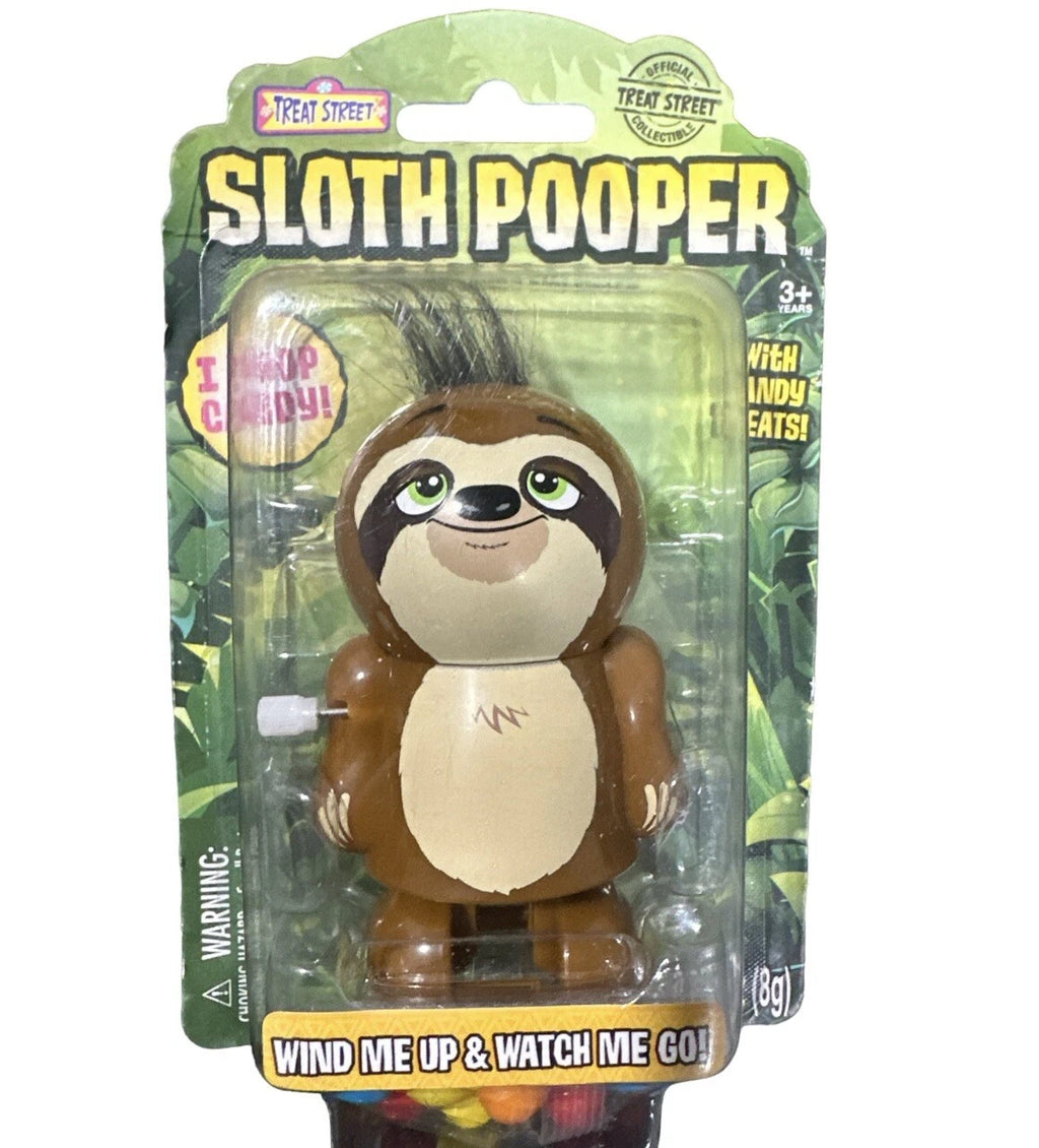 Treat Street Sloth Pooper Wind-Up Candy Dispenser (Best By: 10/2024)