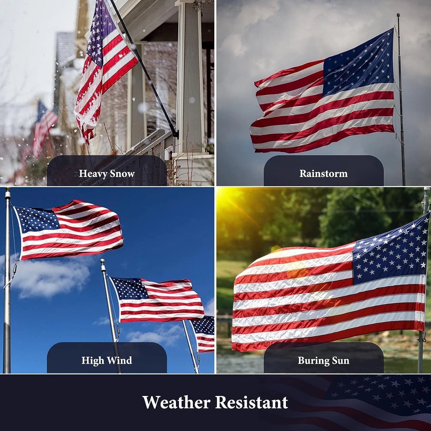 Thicken American Flag, US Flags 3X5 Outdoor