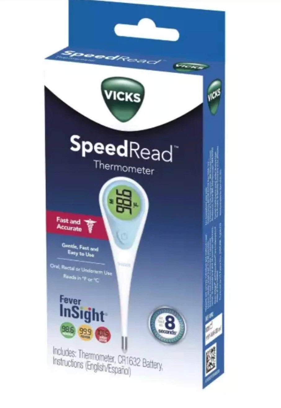 SpeedRead Digital Thermometer w/ Color-Coded Temperature Readings