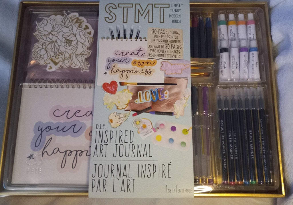STMT D.I.Y Inspired Art Journal by Horizon - Journal, Gel Pens, Paints and More