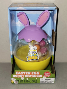Easter Egg Bunny DISPENSER, Candy Inside 1.06 Oz. (Best By: 7/22/26)