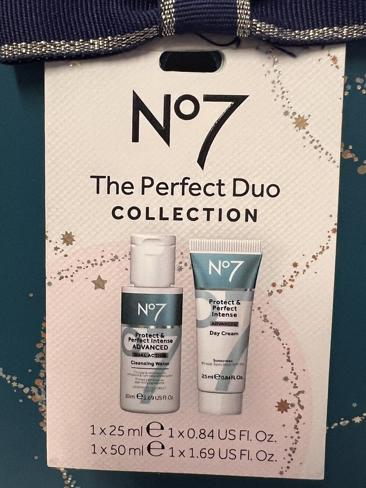 No7 The Perfect Duo Collection Cleansing Water (50ml) Day Cream (25ml) (1 Set)