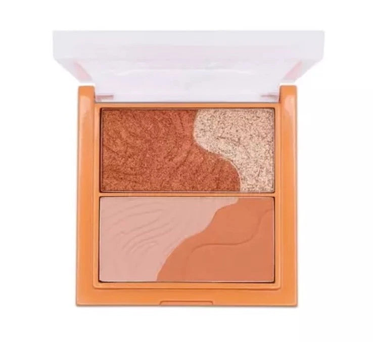 Lottie London X Outer Banks Treasure Map Glow Brick, Bronzing Face Powder, 0.28
