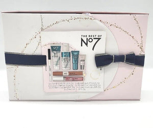 The Best of No7 Gift Set Exp 08/25 New Mascara Lip Gloss Serum Eye Pencil