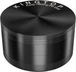 KINGTOP Grinder, Large 3" Spice Grinder (Black)