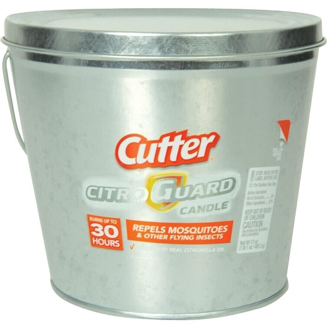 Cutter® Citro Guard® Bucket Candles - 17oz ea. Package Of 6