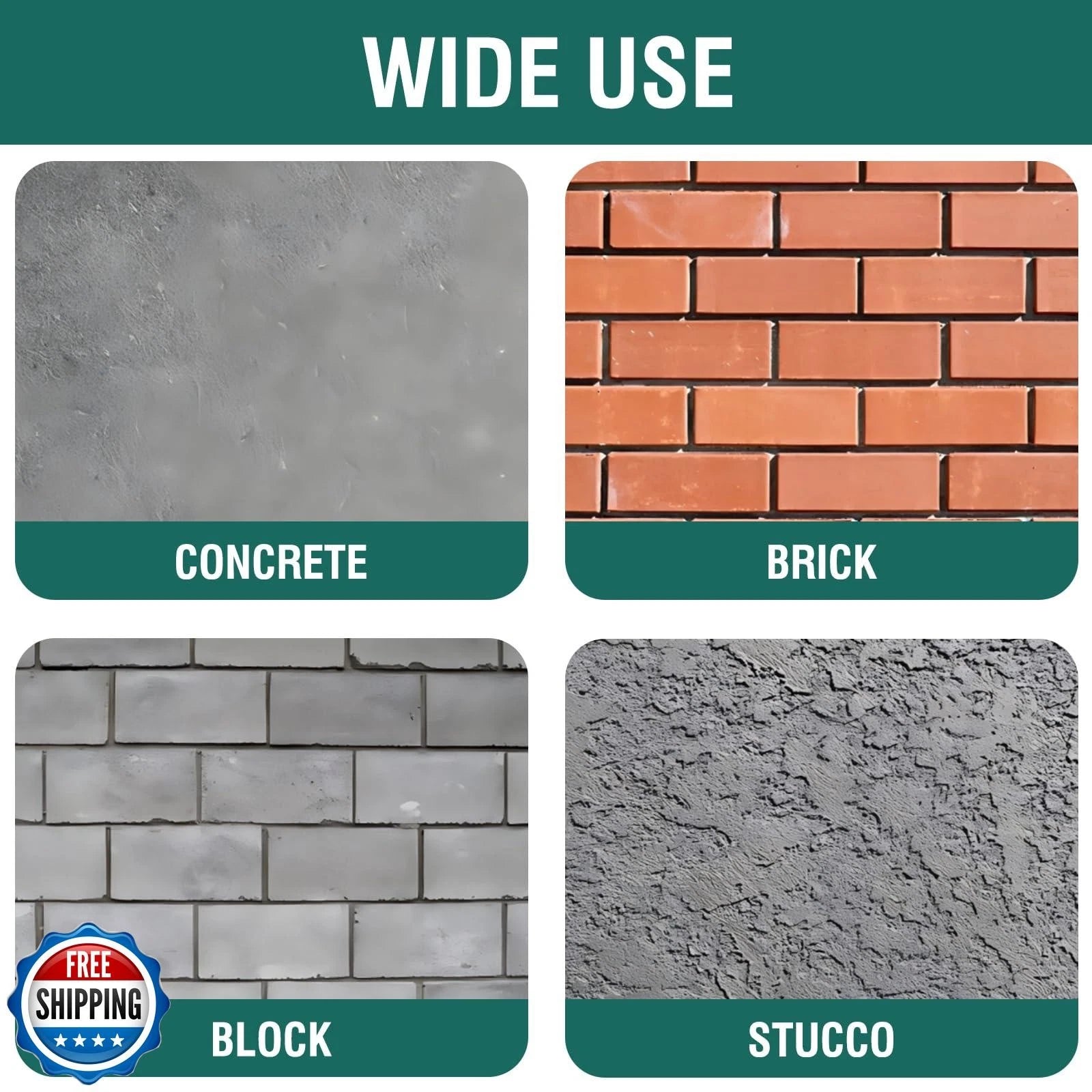 3/16" x 2-3/4" Concrete Screws (120 PCS) Flat Head