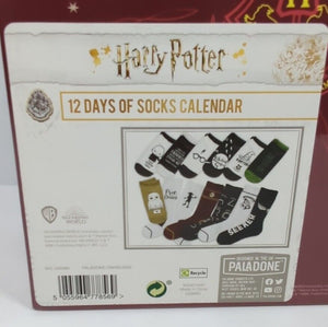 Harry Potter Hogwarts Christmas is Magic 12 Days of Socks Box