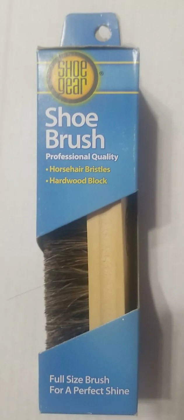 Shoe Shine Brush. Shoe Gear Horsehair Brush