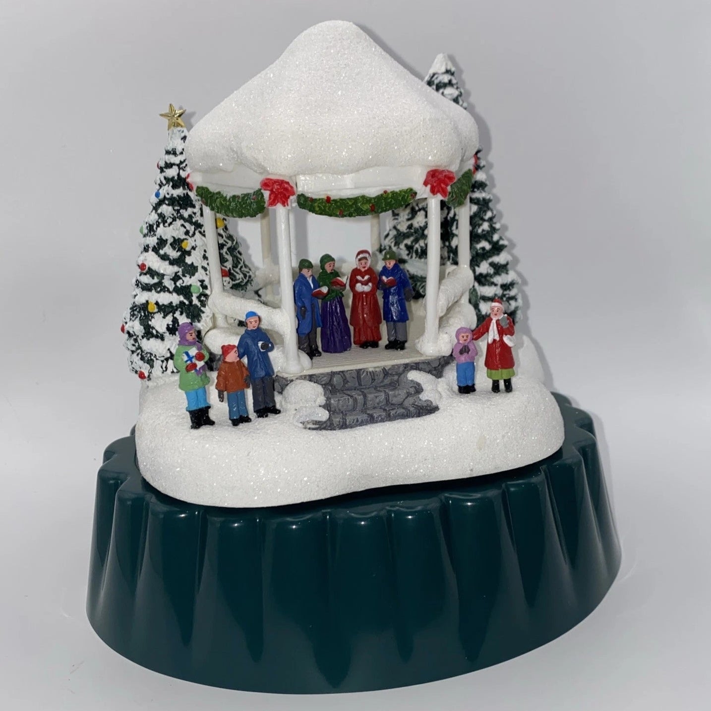 Thomas Kinkade Sweet Sounds of Christmas Lighted Gazebo 2023 Teleflora