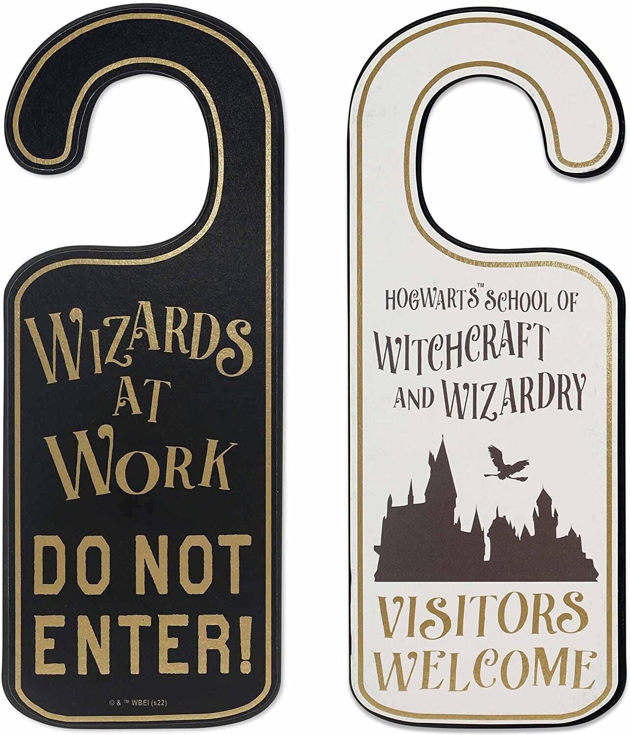 Harry Potter Door Hanger Sign - Reversible