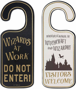 Harry Potter Door Hanger Sign - Reversible