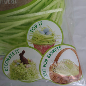 Edible Candy Easter Grass GREEN APPLE (Best By: 8/30/27)