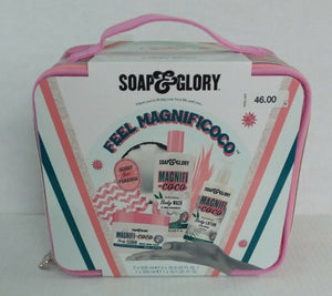 Soap And Glory Feel Magnificoco Gift Set Body Scrub Wash Lotion