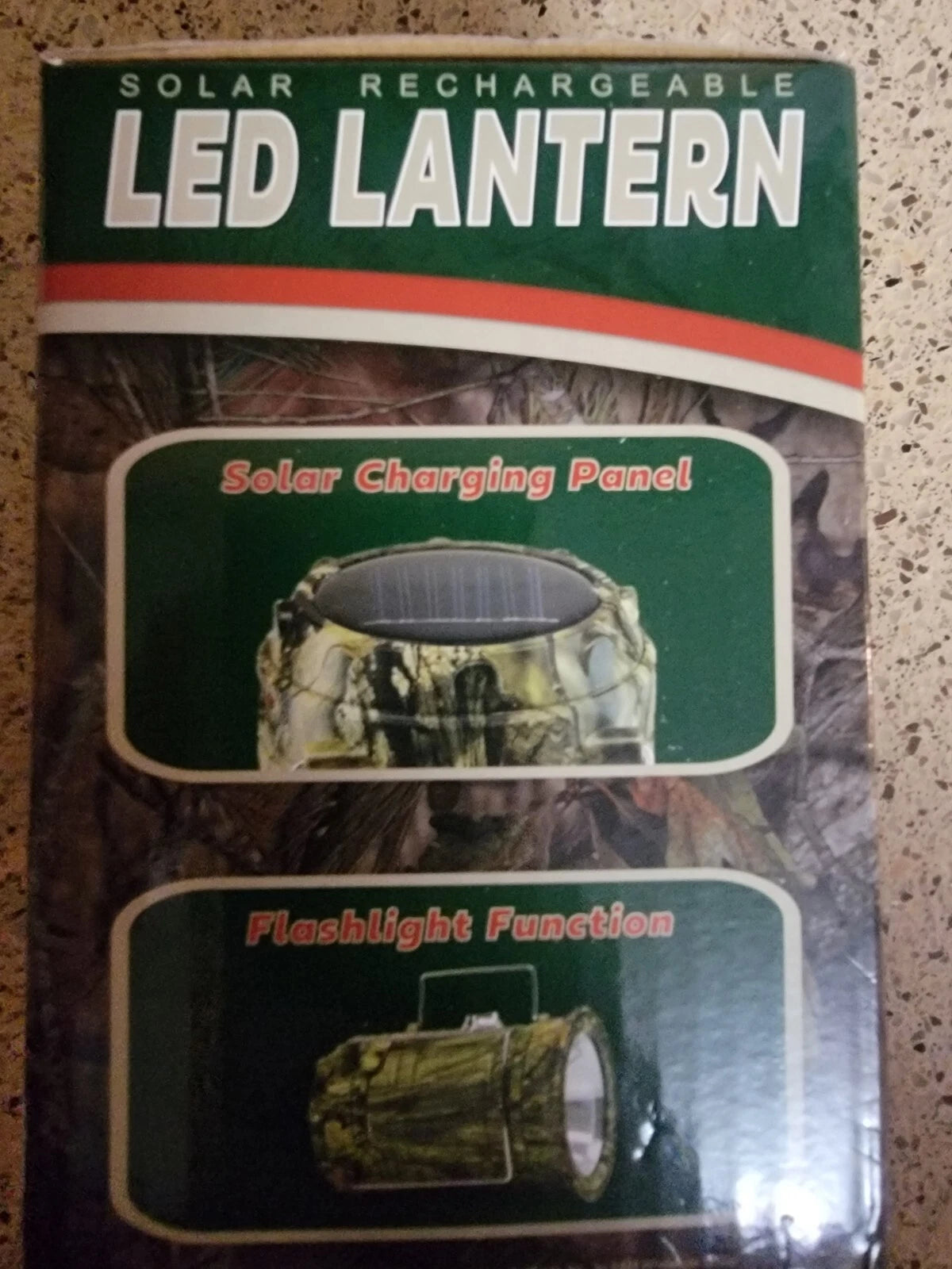 LED Solar Rechargeable Pop Up Camping Lantern