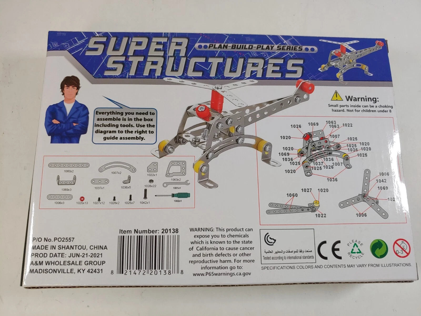 Super Structures-Plan-Build-Play Series-4 different styles to choose from!