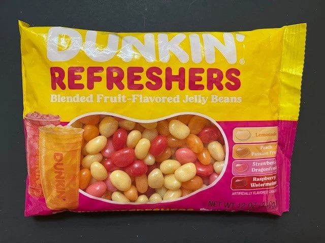 Dunkin Refreshers 4 Blended Fruit Flavors- Jelly Beans Candy ~ (Best By: 12/2026)