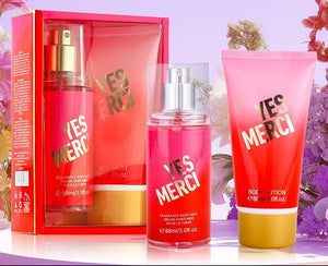 Women's 2pcs Gift Set Yes Merci Body Mist & Lotion – Hooked on Pickin'