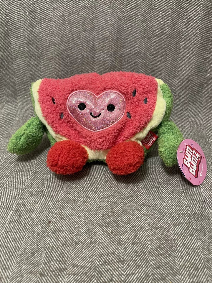 7.5" WESTON the Watermelon SweetBumz Bum Bumz by Russ Plush Toy Valentine's