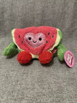 7.5" WESTON the Watermelon SweetBumz Bum Bumz by Russ Plush Toy Valentine's