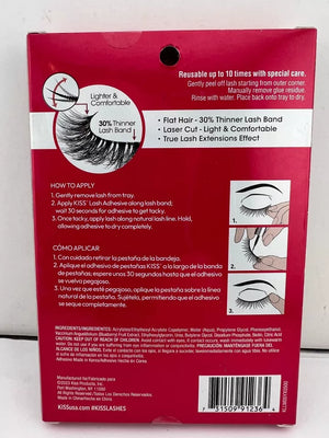 Kiss Lash Couture Luxtensions Collection 4 Pairs Eyelashes & Glue 91236