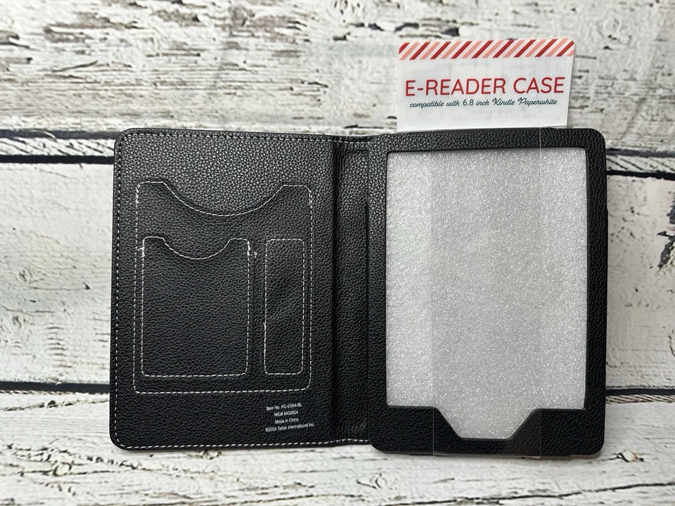 E-Reader Kindle Paperwhite Case Black 6.8"